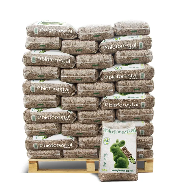 BIOFORESTAL – Palet de 70 sacos de pellets